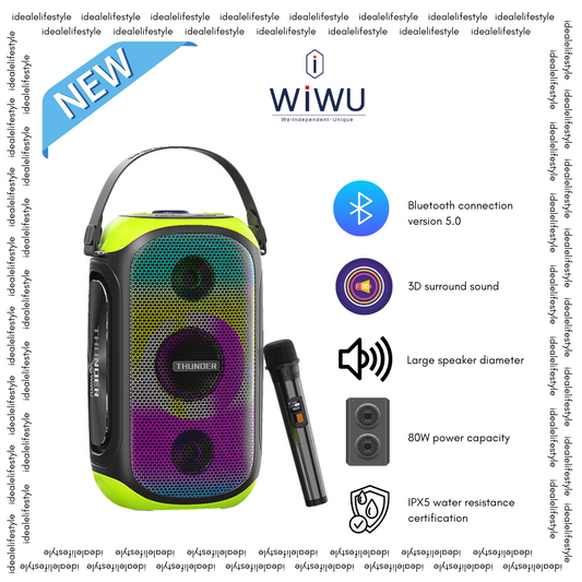 WiWU Thunder Speaker P20-Black Green