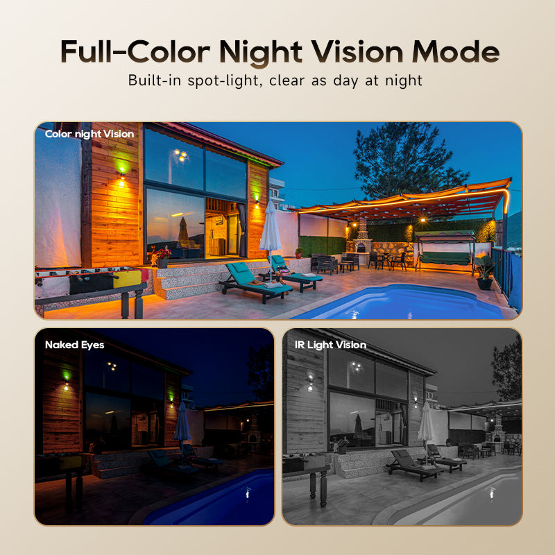 Dreame NAVO Care SE 1 OutCam Outdoor Security Camera Built-in Solar Panel HD WiFi AI Motion Detection Night Vision Two-Way Audio Weather Resistant