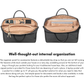 Rivacase Clark 8124 ECO Laptop Bag – Fits 14"/MacBook Air 15", Black