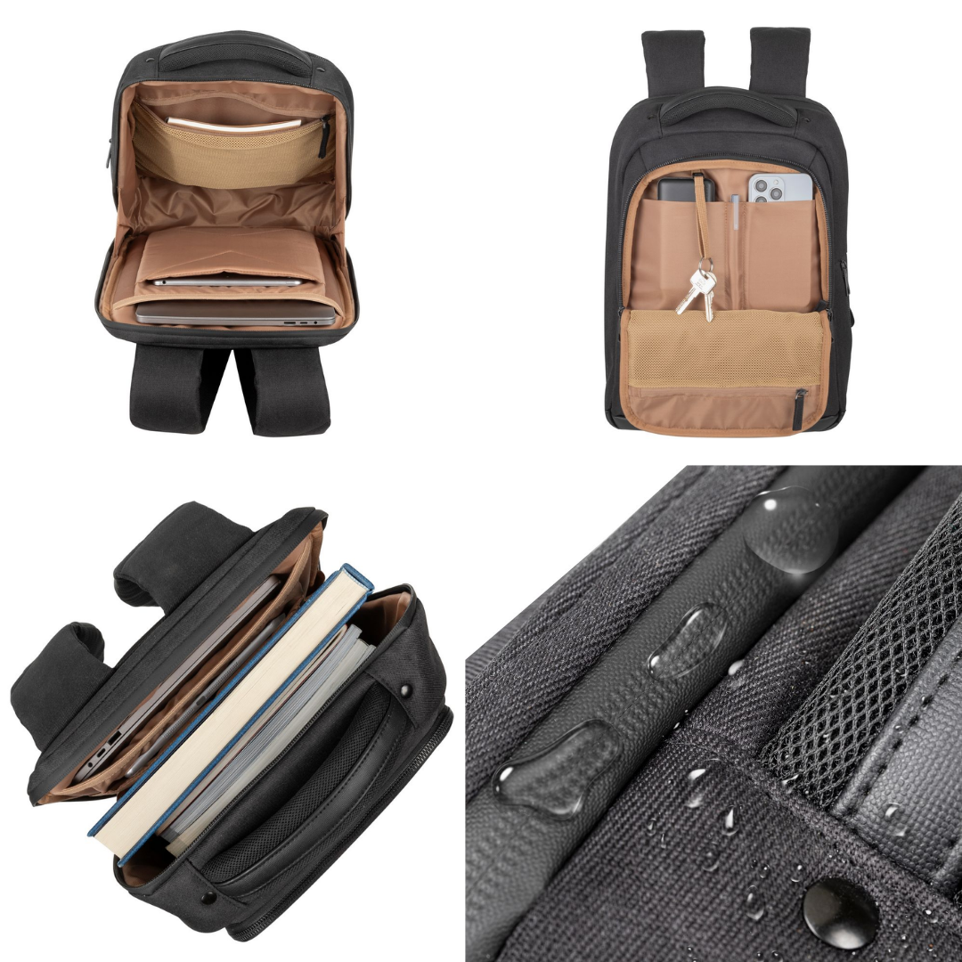 Professional commuting with the Rivacase Clark 8126 ECO laptop backpack