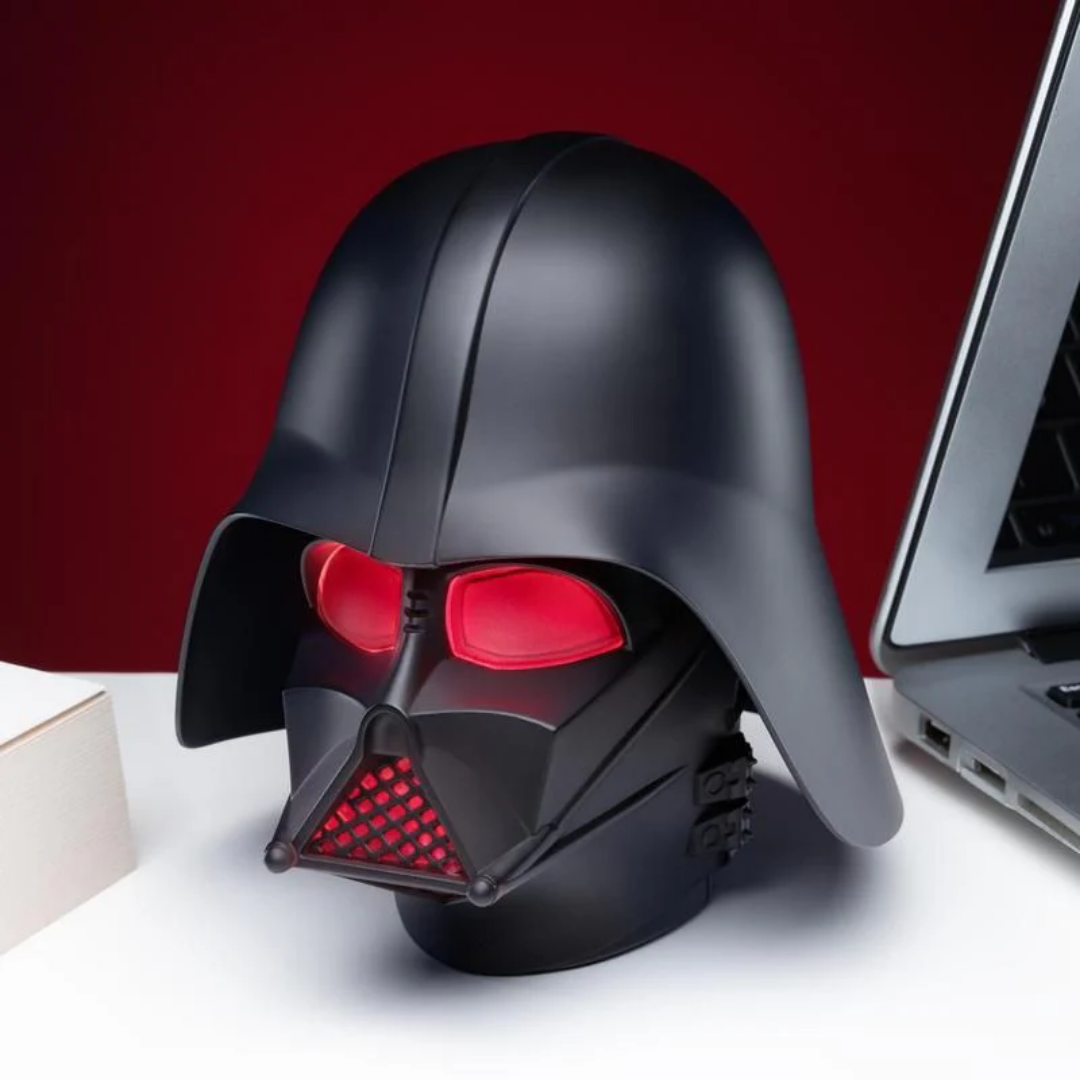Paladone Star Wars Darth Vader Helmet Light with Sound | Officially Licensed Sith Lord 3D Desktop Lamp | Plays Iconic Breathing Sounds | Red Glow LED | Battery Powered Portable Collectible - Shop Now!
