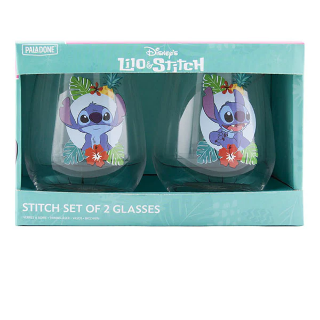 Paladone Disney Stitch Set of 2 Glasses