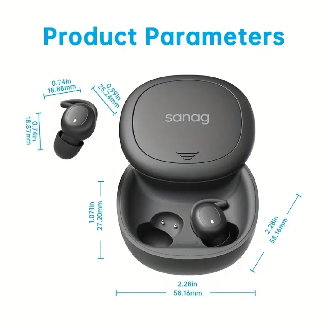 New Arrival ! Sanag T42 In-Ear Sleep Headphones TWS High-Quality Wireless BT Earphones Comfortable Wearing Headsets - Noise Blocking Earbuds