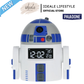 Paladone Star Wars R2-D2 Digital Alarm Clock | Officially Licensed Interactive Droid Bedside Clock | Plays Official Character Sounds | USB Powered Desktop Timepiece - Shop Now!
