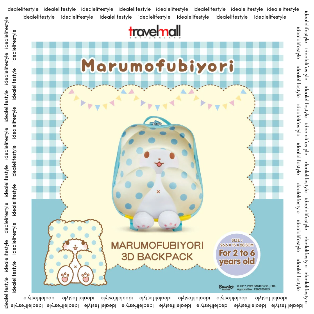 Official Licensed Marumofubiyori 3D Kid's Backpack