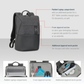 Spacious padded compartment and organizer pockets of Lantau 8825 backpack