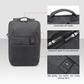 Slim and stylish RIVACASE 8861 RPET backpack side angle