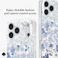 kate spade new york Flowerbed Blue MagSafe Case for iPhone 18 Pro Max 18 Pro Blue Floral Silver Glitter 12ft Drop
