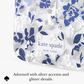 kate spade new york Flowerbed Blue MagSafe Case for iPhone 18 Pro Max 18 Pro Blue Floral Silver Glitter 12ft Drop