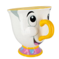 Official Disney Beauty and the Beast Chip Mug | 3D Sculpted Ceramic Coffee Cup | Iconic Character Figurine Tea Mug | Paladone Licensed Collectible Disney Gift