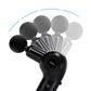Beoka D3 Mini Long Handle Massage Gun | 0.44kg Ultra-Lightweight | 13.5kg Stall Force Deep Tissue Massager | 5 Speeds & 5 Professional Heads