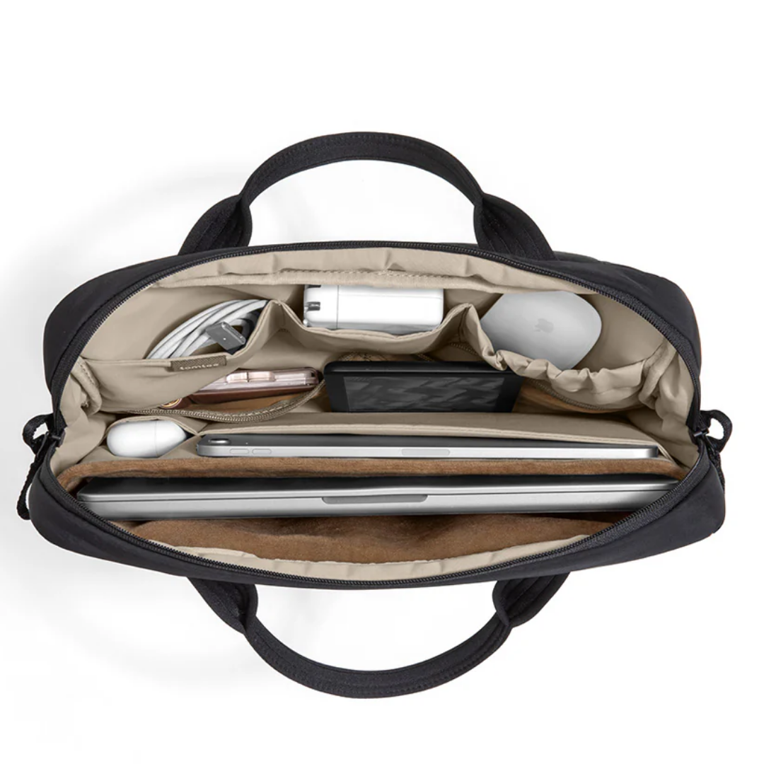 TOMTOC Terra A28 Puffy Laptop Sleeve Bag 13 14 16 Inch Lightweight Protective Carrying Case Soft Padded Waterproof Laptop Bag Travel Work