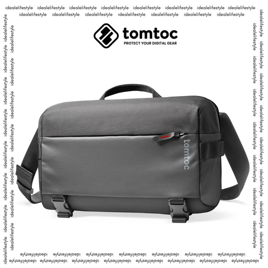 Tomtoc Explorer-H02-L SlingBag with Minimalist EDC Design for MacBook Pro 14-Inch M1 Pro/Max, Minimalist Chest Shoulder Backpack Crossbody Bag, Water-resistant Lightweight Everyday Carry Bag for Business, Travel, Work, Gym, Sport