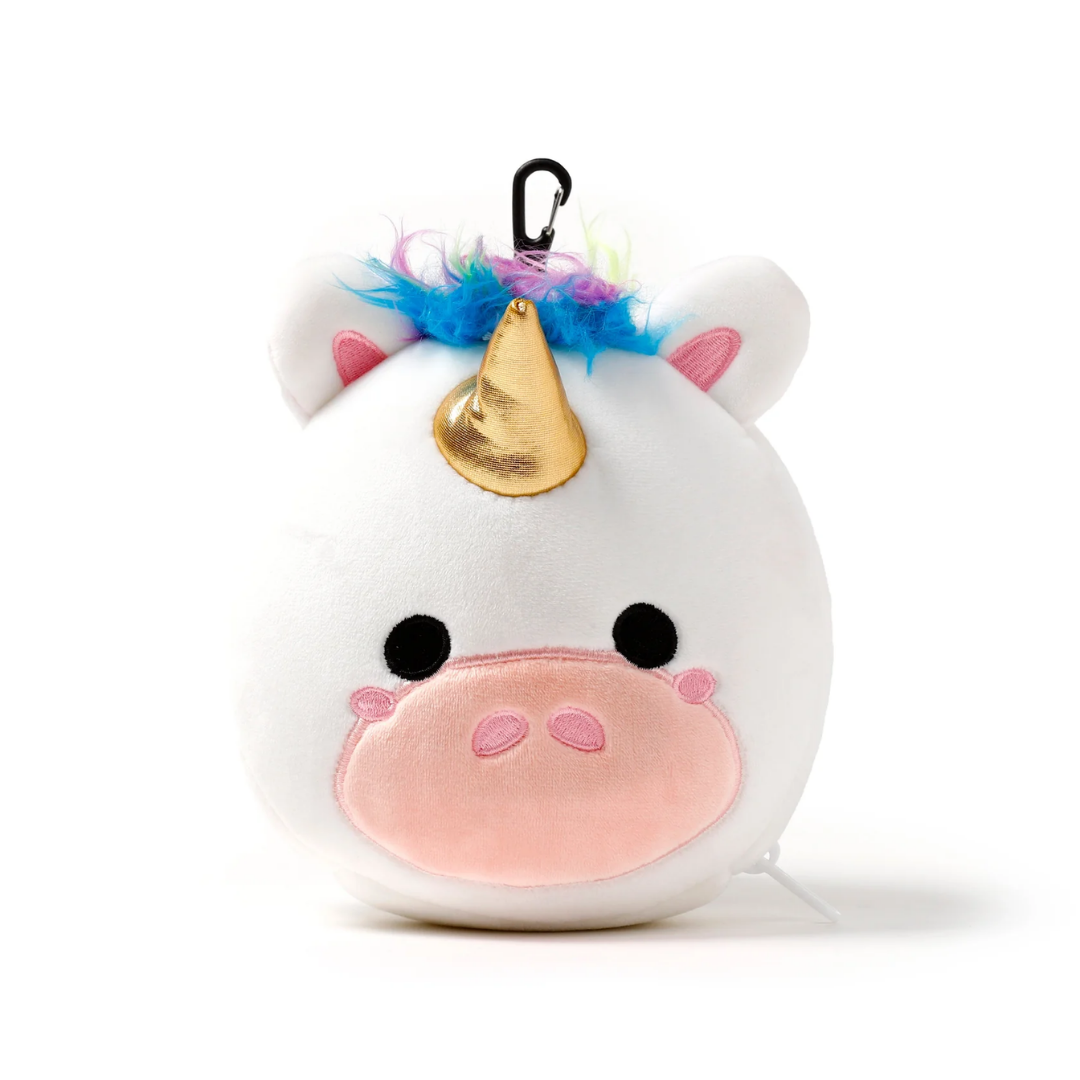 Compact Folded Unicorn Travel Pillow – Lightweight and Space-Saving Design