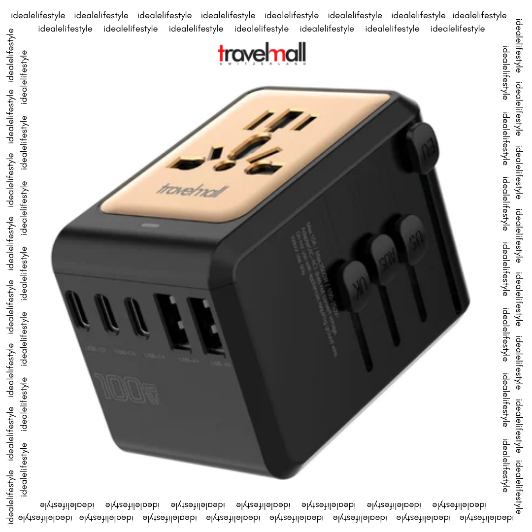 Travelmall GaN 100W PD High Performance 6 USB Travel Adaptor