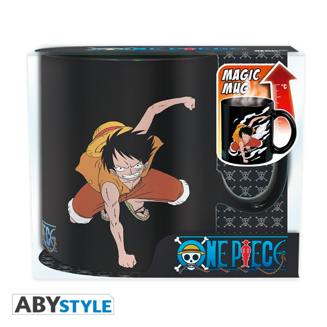 ABYstyle One Piece Heat Change Mug Luffy & Ace King Size (460ml)