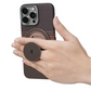 Minimalist black magnetic ring holder with foldable hinge