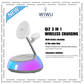 WiWU Aurora Wi-W036 Qi2.0 3 in 1 with Fast Mag-Safe Charger Stand Magnetic Wireless Charger Station