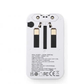 WiWU Wi-UA016 Universal Travel Adapter Charger 45W PD GaN III Fast Charge 2x USB-C 2x USB-A Multi Country Plug 8A Fuse