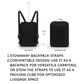 CabinZero Air Packing Cube Backpack 12L | 2-in-1 Convertible Travel Organizer & Lightweight Daypack