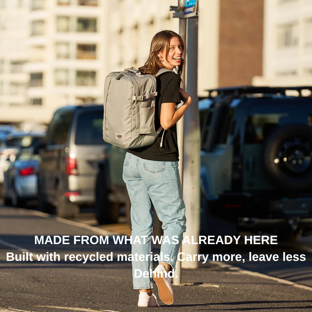 CabinZero Classic Tech 36L Backpack | Water-Resistant Carry-On Travel & Laptop Bag with OKOBAN Tag
