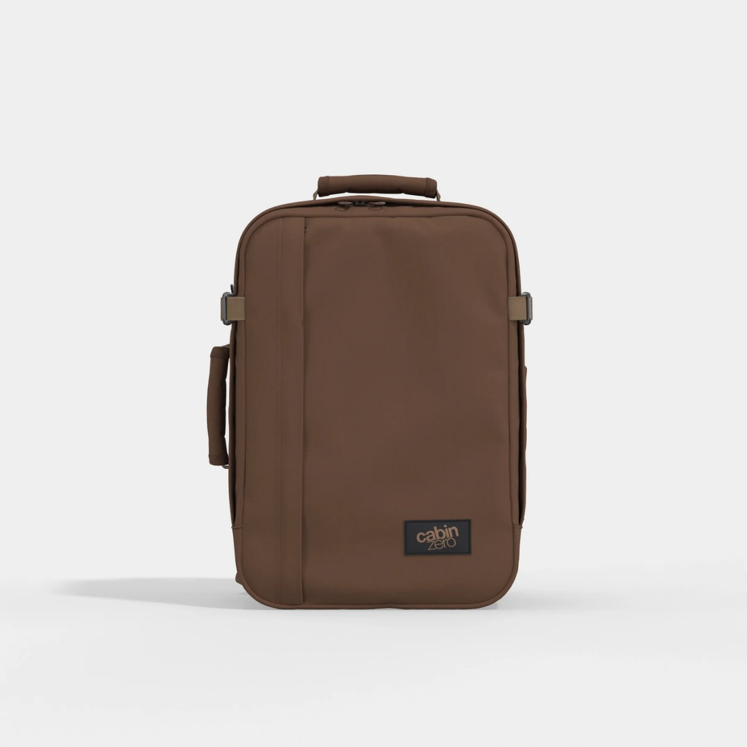 CabinZero Classic Tech 36L Backpack | Water-Resistant Carry-On Travel & Laptop Bag with OKOBAN Tag