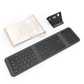 Compact foldable keyboard with organizer pouch