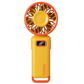 Diveblues 100-speed turbo cooling fan in a 180-degree fold-flat position Orange