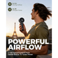 Diveblues portable fan with 1 to 100 adjustable speed levels for customizable airflow cooling