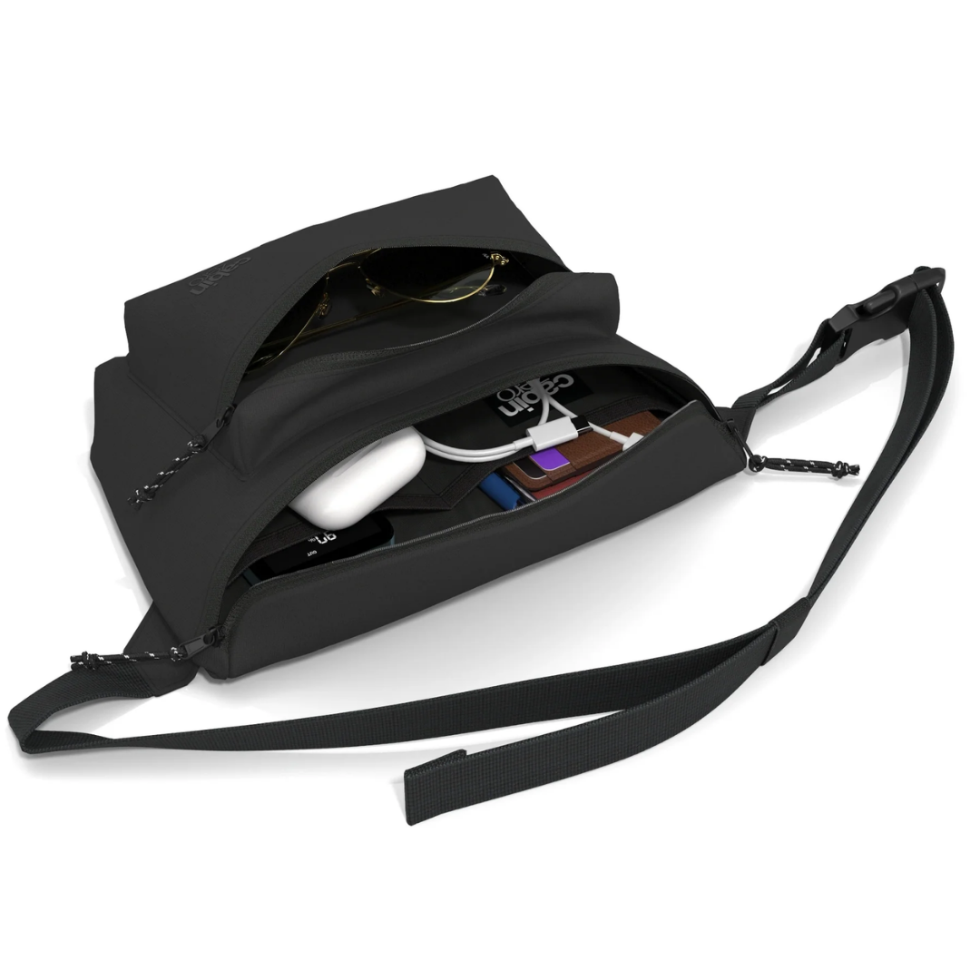 CabinZero Flicker Hip Pack 4L | Large Sustainable Crossbody Bag | RFID Blocking & Water-Resistant | Fits Small Tablets & E-Readers | 100% Recycled Travel Waist Bag - Shop Now!