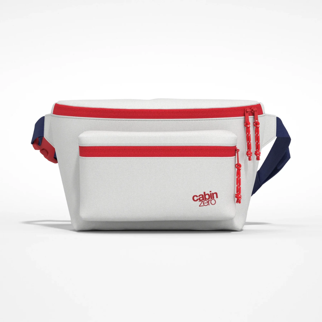 CabinZero Flicker Hip Pack 4L | Large Sustainable Crossbody Bag | RFID Blocking & Water-Resistant | Fits Small Tablets & E-Readers | 100% Recycled Travel Waist Bag - Shop Now!