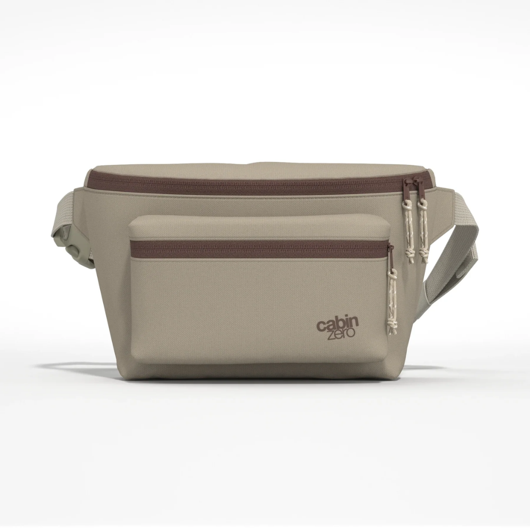 CabinZero Flicker Hip Pack 4L | Large Sustainable Crossbody Bag | RFID Blocking & Water-Resistant | Fits Small Tablets & E-Readers | 100% Recycled Travel Waist Bag - Shop Now!