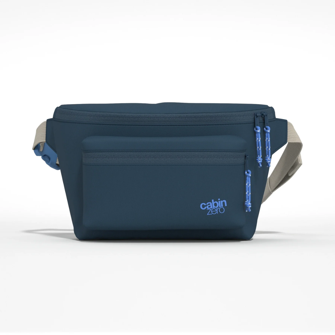 CabinZero Flicker Hip Pack 4L | Large Sustainable Crossbody Bag | RFID Blocking & Water-Resistant | Fits Small Tablets & E-Readers | 100% Recycled Travel Waist Bag - Shop Now!