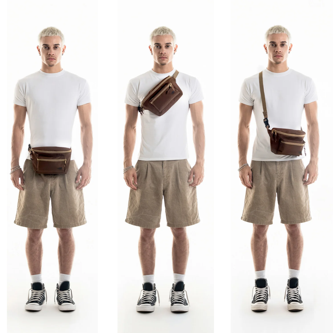 CabinZero Flicker Hip Pack 4L | Large Sustainable Crossbody Bag | RFID Blocking & Water-Resistant | Fits Small Tablets & E-Readers | 100% Recycled Travel Waist Bag - Shop Now!