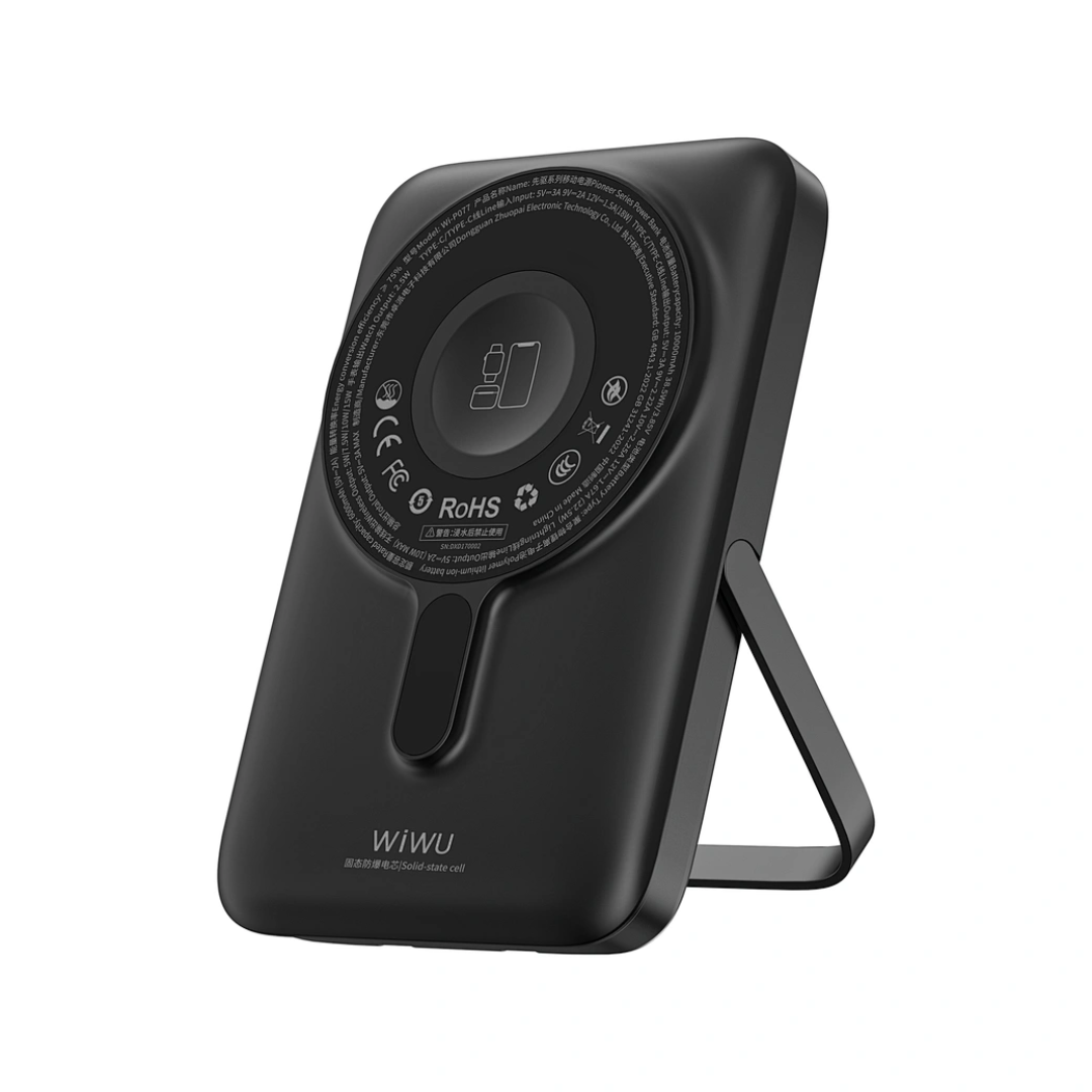 Image highlighting the power bank with text emphasizing the Puncture-Resistant and Next-Gen Semi-Solid-State Battery safety features.