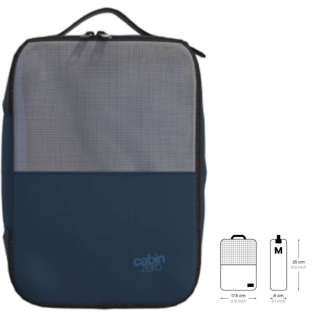 CabinZero LUX Premium Structured Packing Cube - Medium (5.5L) | Water-Resistant Travel Organizer with Okoban Tracking | Wrinkle-Free Eco-Friendly Luggage Bag - Shop Now!