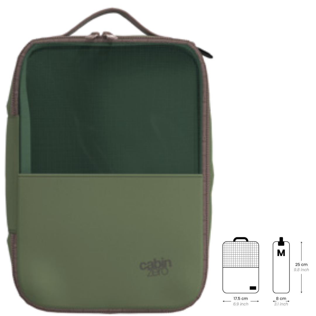 CabinZero LUX Premium Structured Packing Cube - Medium (5.5L) | Water-Resistant Travel Organizer with Okoban Tracking | Wrinkle-Free Eco-Friendly Luggage Bag - Shop Now!