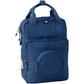 Main Image: LEGO Signature Brick 1x1 Kids Backpack in a vibrant color, featuring the iconic brick-shaped front pocket and side water bottle holder.