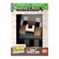 Minecraft Wolf coin bank character money box front view