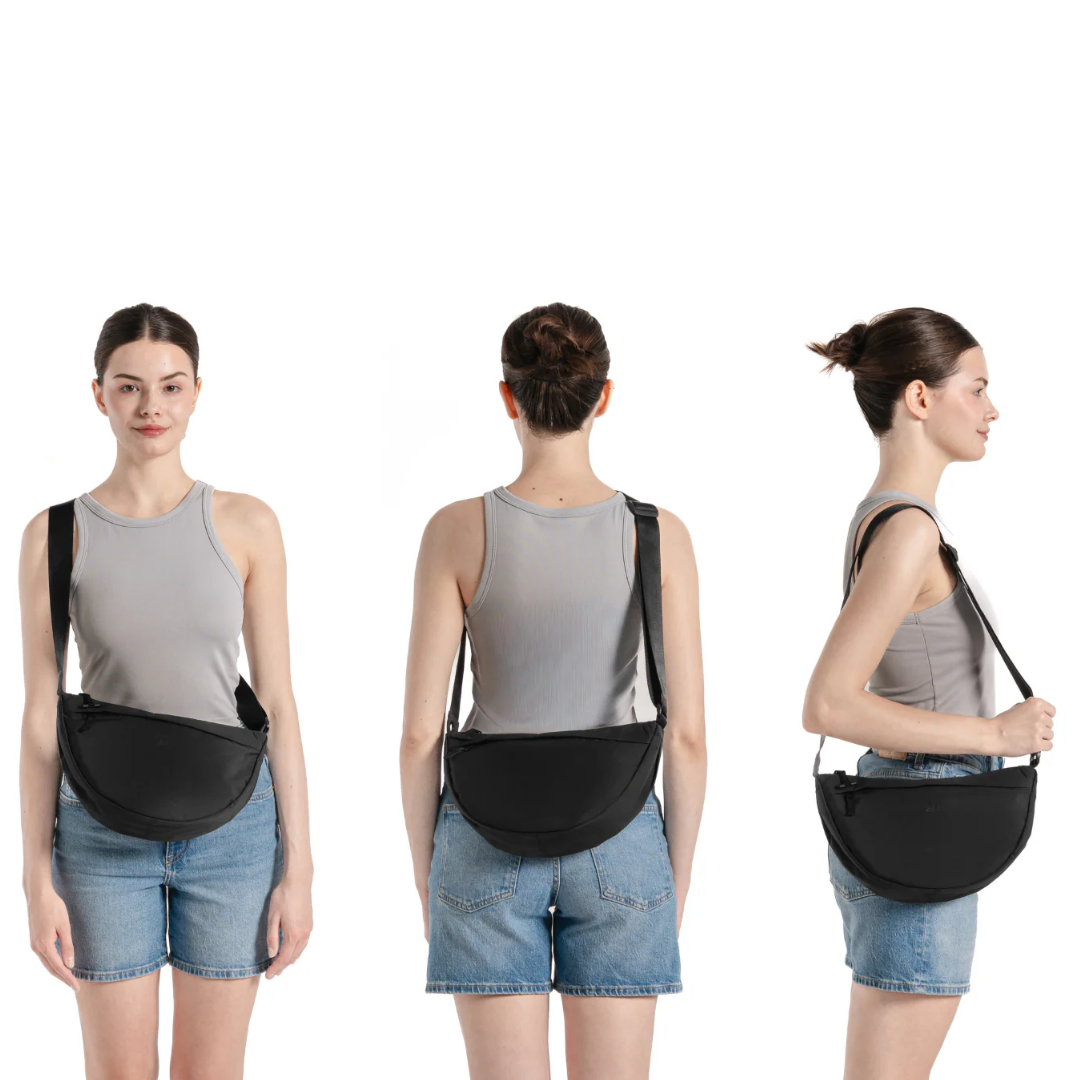 CabinZero Moon Shoulder Bag | Lightweight RFID-Blocking Travel Crossbody & Sling (5L & 8L)