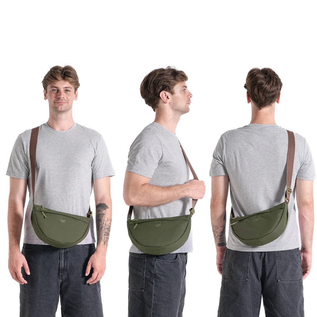CabinZero Moon Shoulder Bag | Lightweight RFID-Blocking Travel Crossbody & Sling (5L & 8L)