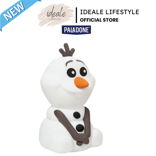Official Disney Frozen Olaf SquishyGlo silicone night light for kids.