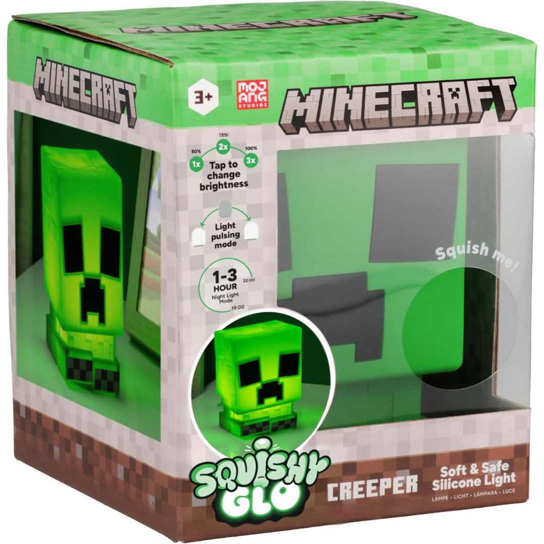 Close up of the USB charging port and timer buttons on the base of the Creeper SquishyGlo.