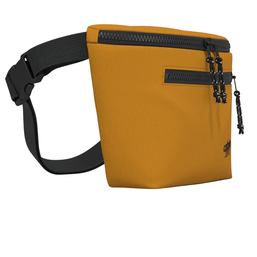 CabinZero Stinger Hip Pack 3L | Sustainable Recycled Crossbody Shoulder Bag | RFID Blocking & Water-Resistant | Fits iPad Mini | Travel Essential - Buy Now!