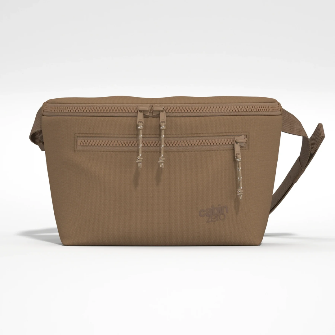 CabinZero Stinger Hip Pack 3L | Sustainable Recycled Crossbody Shoulder Bag | RFID Blocking & Water-Resistant | Fits iPad Mini | Travel Essential - Buy Now!