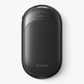 Ultra-slim 1.8cm Ocoopa hand warmer slipping into a winter glove-Black