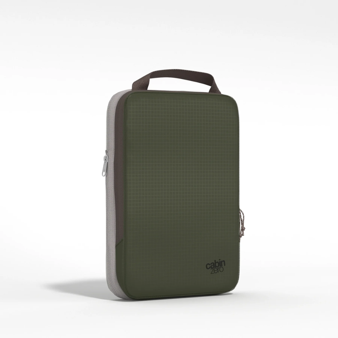 CabinZero Ultralight Compression Packing Cube | Space-Saving Travel Organizer | 100% Recycled Nylon Ripstop | Water-Resistant & YKK Zippers | Medium (5.5L) & Large (13L) - Shop Now!