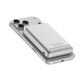 WiWU Mag Pro Qi2 power bank snapping magnetically to the back of a flagship smartphone-2