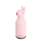 Asobu Bestie Bottle bunny, pink insulated stainless steel water bottle with adorable character head, perfect for kids and everyday use.