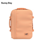 CabinZero Classic 44L travel cabin bag in Sunny Day color, ideale lifestyle product image for cheerful travel adventures